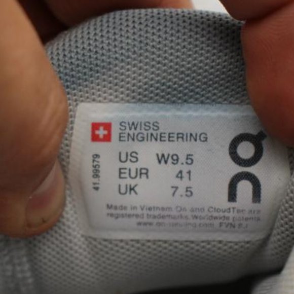 On-running Cloud Swift 3 Womens Size 9.5 Athletic Sneaker Lace Up Gray Shoes - Picture 3 of 10